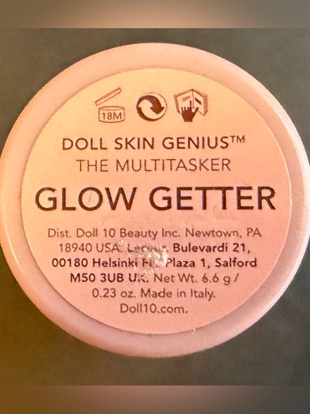 Doll 10 Doll Skin Genius The Multitasker 3-in-1 Cream Color Stick Glow Getter - Picture 2 of 2